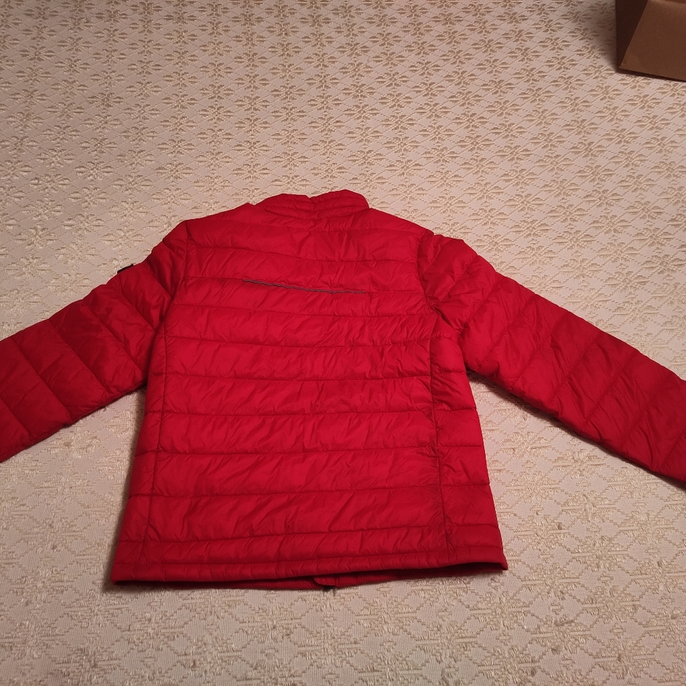 Lolë Girl's Red Light Puffer Spring Jacket - Picture 4 of 12